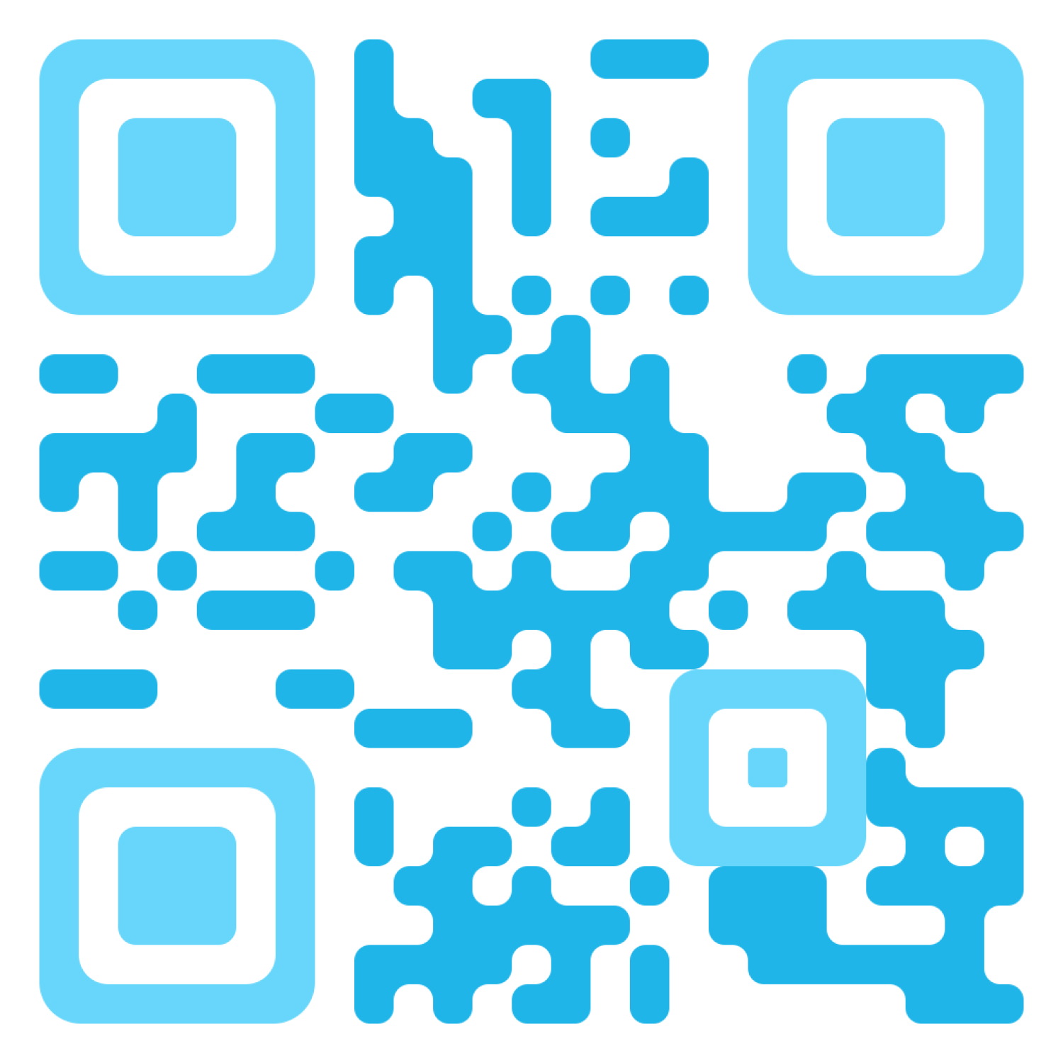 A QR code graphic